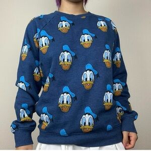 Disney Blue Donald Duck Sweatshirt